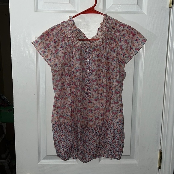 Zara Basic Women’s Smocked Sleeve Elastic Blouse Size Small - Picture 1 of 5